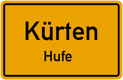 Straßenverzeichnis Kürten Hufe