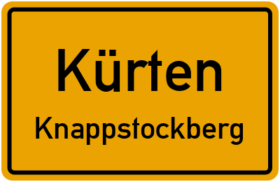 Straßenverzeichnis Kürten Knappstockberg