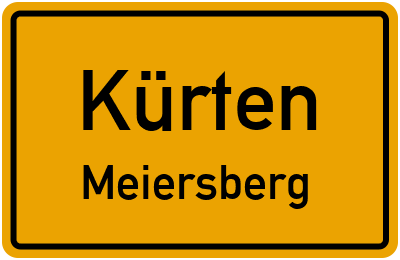 Straßenverzeichnis Kürten Meiersberg