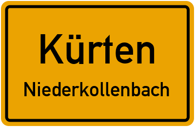 Straßenverzeichnis Kürten Niederkollenbach