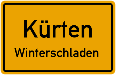 Straßenverzeichnis Kürten Winterschladen