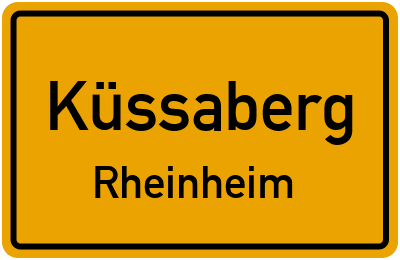 Straßenverzeichnis Küssaberg Rheinheim
