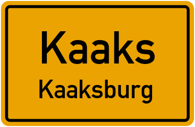 Straßenverzeichnis Kaaks Kaaksburg