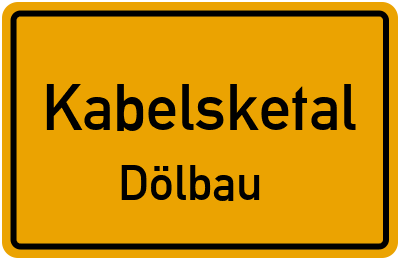 Straßenverzeichnis Kabelsketal Dölbau