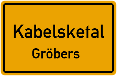 Straßenverzeichnis Kabelsketal Gröbers