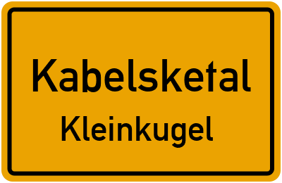 Straßenverzeichnis Kabelsketal Kleinkugel
