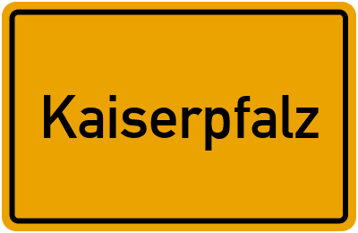 Branchenbuch Kaiserpfalz, Sachsen-Anhalt