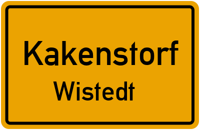 Straßenverzeichnis Kakenstorf Wistedt