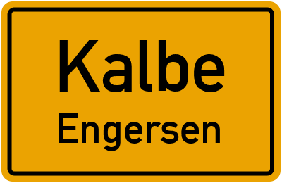Straßenverzeichnis Kalbe Engersen