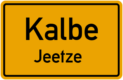 Straßenverzeichnis Kalbe Jeetze