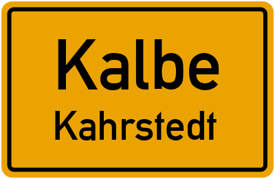 Straßenverzeichnis Kalbe Kahrstedt