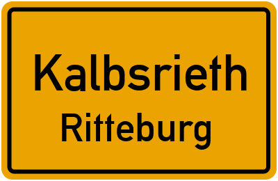 Straßenverzeichnis Kalbsrieth Ritteburg