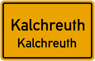 Straßenverzeichnis Kalchreuth Kalchreuth