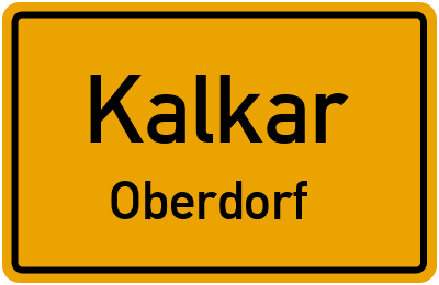 Straßenverzeichnis Kalkar Oberdorf
