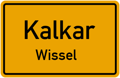 Straßenverzeichnis Kalkar Wissel