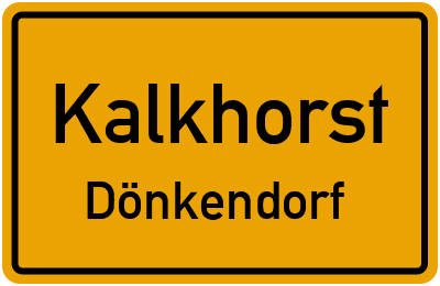 Straßenverzeichnis Kalkhorst Dönkendorf