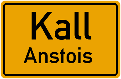 Straßenverzeichnis Kall Anstois