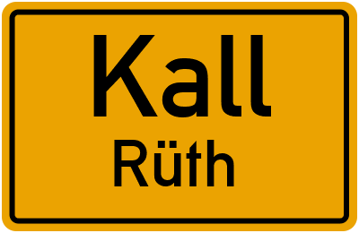 Straßenverzeichnis Kall Rüth