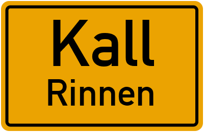 Straßenverzeichnis Kall Rinnen