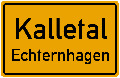 Straßenverzeichnis Kalletal Echternhagen