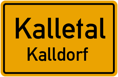 Straßenverzeichnis Kalletal Kalldorf