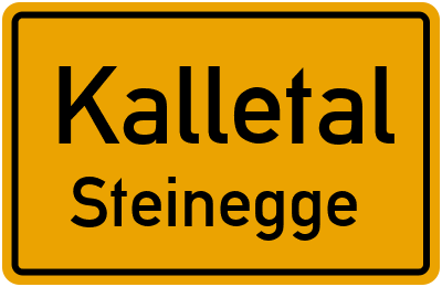 Straßenverzeichnis Kalletal Steinegge