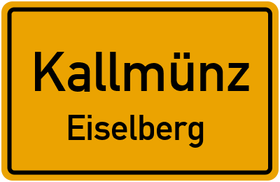Straßenverzeichnis Kallmünz Eiselberg