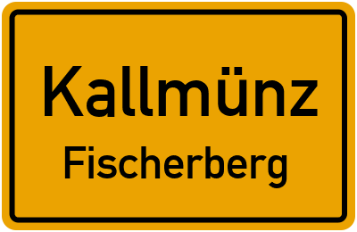 Straßenverzeichnis Kallmünz Fischerberg
