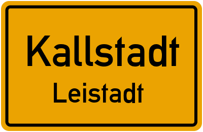 Straßenverzeichnis Kallstadt Leistadt