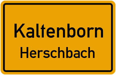 Straßenverzeichnis Kaltenborn Herschbach