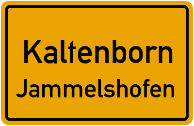 Straßenverzeichnis Kaltenborn Jammelshofen