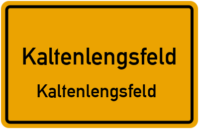 Straßenverzeichnis Kaltenlengsfeld Kaltenlengsfeld