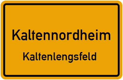 Straßenverzeichnis Kaltennordheim Kaltenlengsfeld