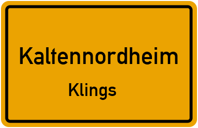 Straßenverzeichnis Kaltennordheim Klings