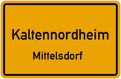 Straßenverzeichnis Kaltennordheim Mittelsdorf