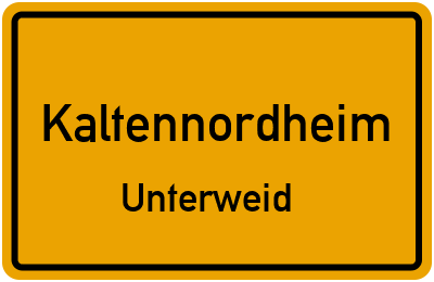 Straßenverzeichnis Kaltennordheim Unterweid