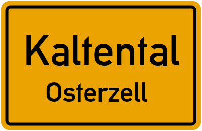 Straßenverzeichnis Kaltental Osterzell