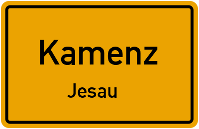 Straßenverzeichnis Kamenz Jesau