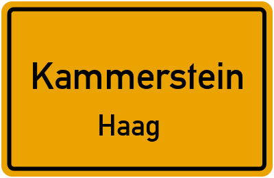 Straßenverzeichnis Kammerstein Haag