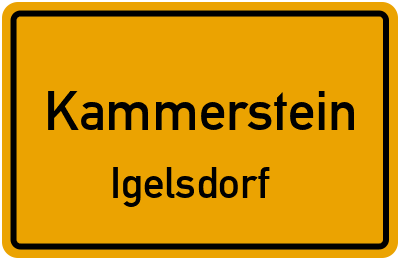 Straßenverzeichnis Kammerstein Igelsdorf