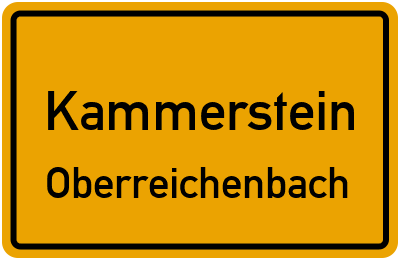 Straßenverzeichnis Kammerstein Oberreichenbach
