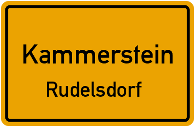 Straßenverzeichnis Kammerstein Rudelsdorf