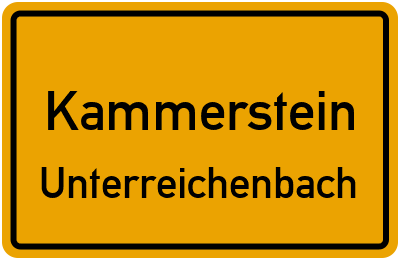 Straßenverzeichnis Kammerstein Unterreichenbach