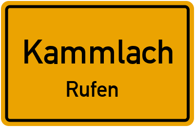 Straßenverzeichnis Kammlach Rufen