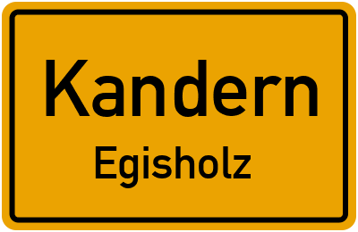Straßenverzeichnis Kandern Egisholz