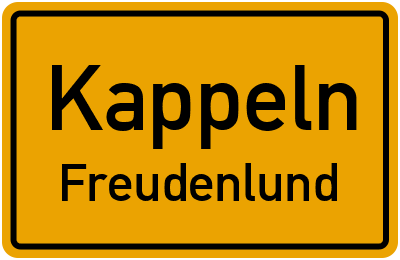 Straßenverzeichnis Kappeln Freudenlund