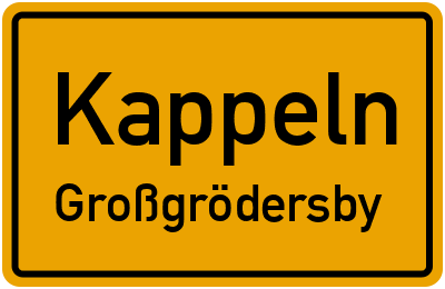 Straßenverzeichnis Kappeln Großgrödersby