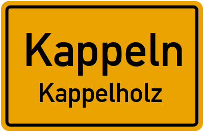Straßenverzeichnis Kappeln Kappelholz