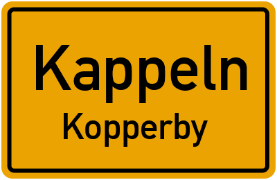 Straßenverzeichnis Kappeln Kopperby