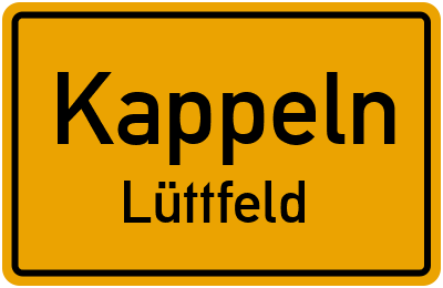 Straßenverzeichnis Kappeln Lüttfeld